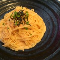 明太子の牛乳パスタ！クリーム使わないよ