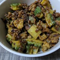 ほんのり和風♪ 厚揚げと鶏ひき肉カレ