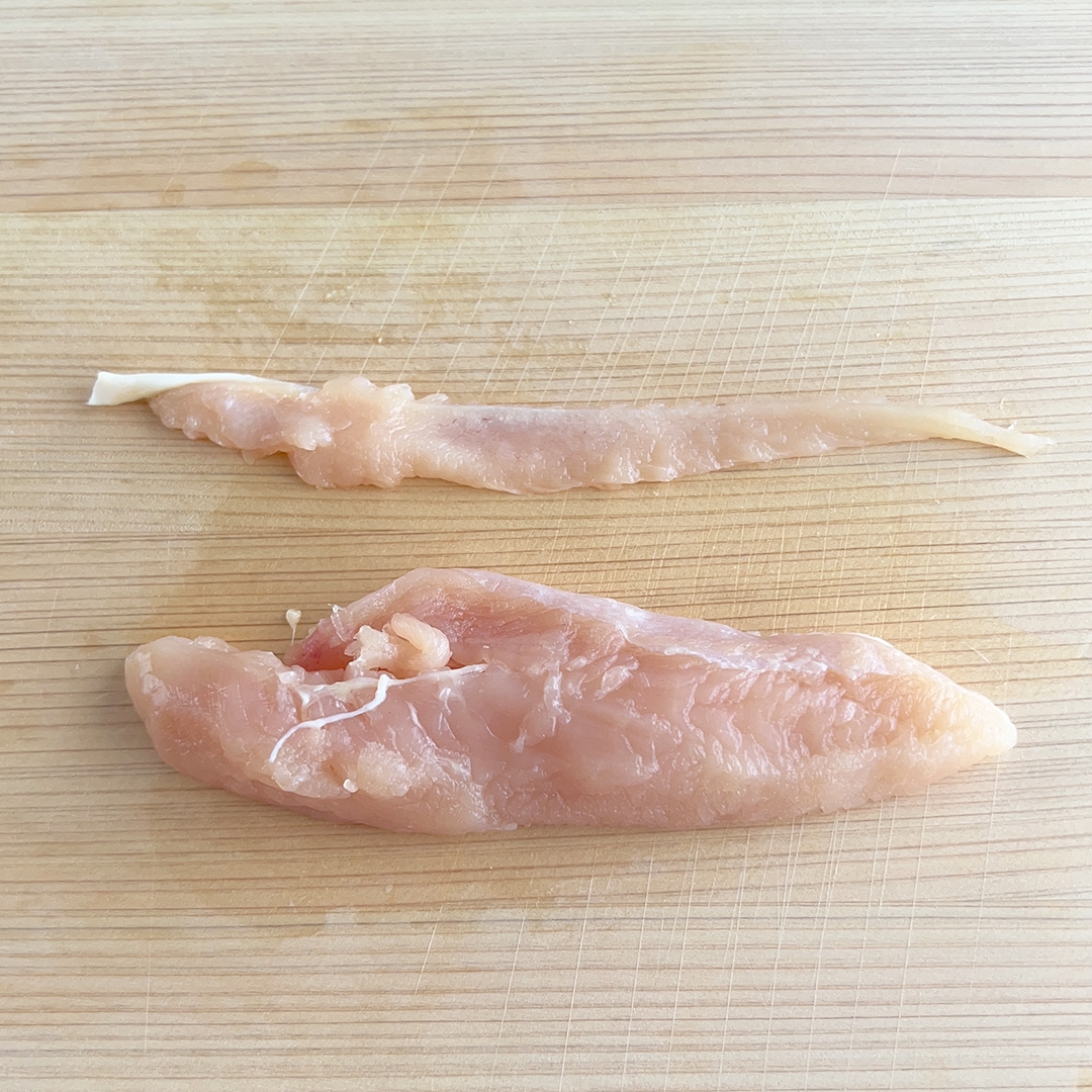 鶏ささみの筋の取り方！「超簡単」感動よ♡もう失敗できません！成功の秘密を丁寧に動画に！ササミ筋取り裏技