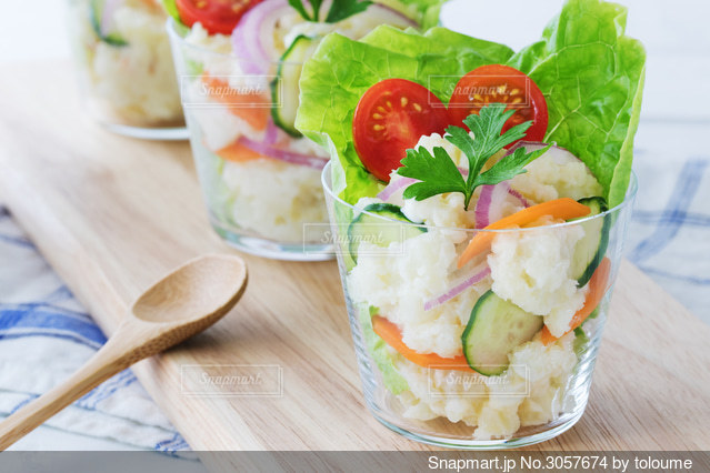 サラダケーキ 牛乳パックで作る可愛いサラダケーキ