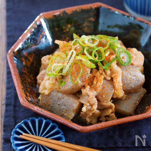 豚肉としらたきのしぐれ煮