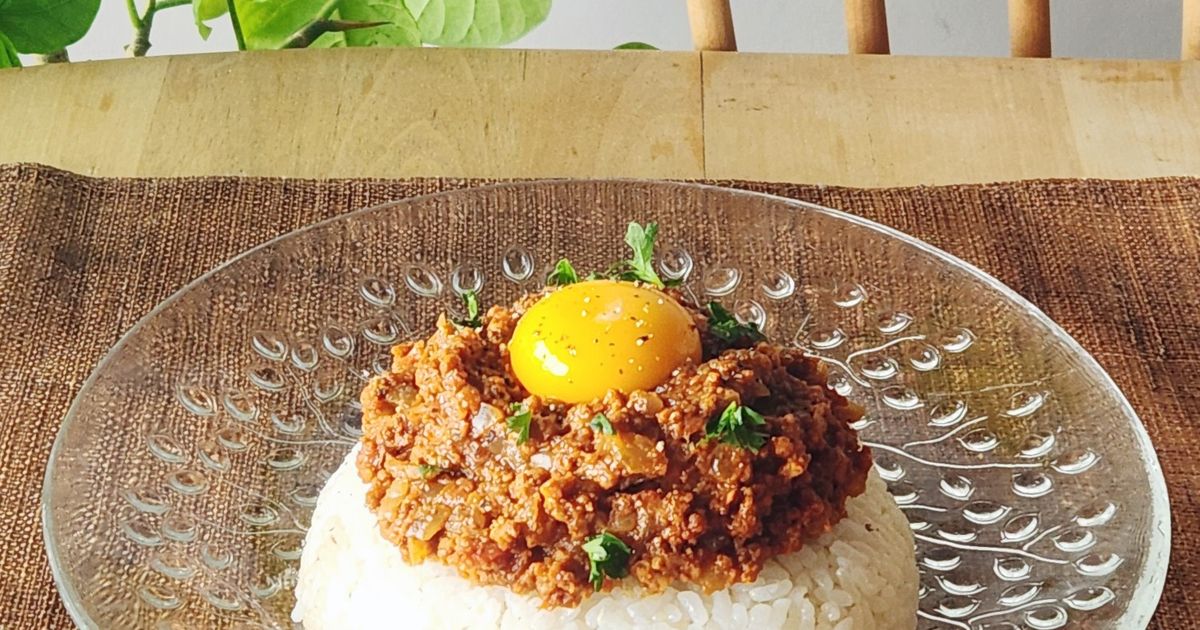 夏野菜たっぷりのキーマカレーとトルティーヤRecipeEATips