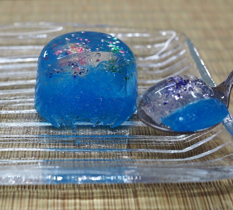 京都・松彌 和菓子「花火」と「金魚」は8月末までの限定販売喫茶のすたるじあ