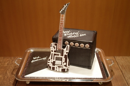 ギターのイラストでバースデーケーキを吉祥寺 Bo-peepのutatane-Blog