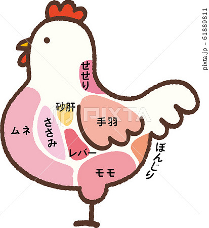 鶏肉の部位 ササミイラスト - No: 25278596無料イラスト・フリー素材なら「イラストAC」