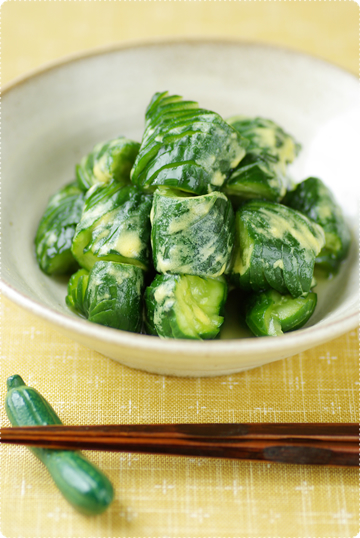 きゅうりの辛子漬け レシピ粉からし・簡単な一夜漬け・保存