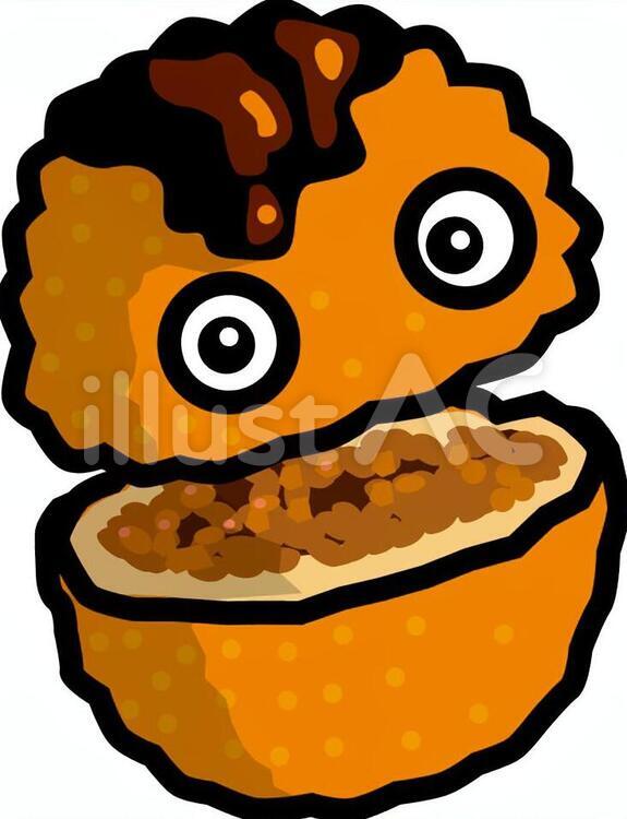 メンチカツ,コロッケのイラスト素材FYI03136692ストックフォトの Qlean Market キュリンマーケット