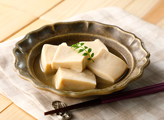 揚げ高野豆腐のうま煮