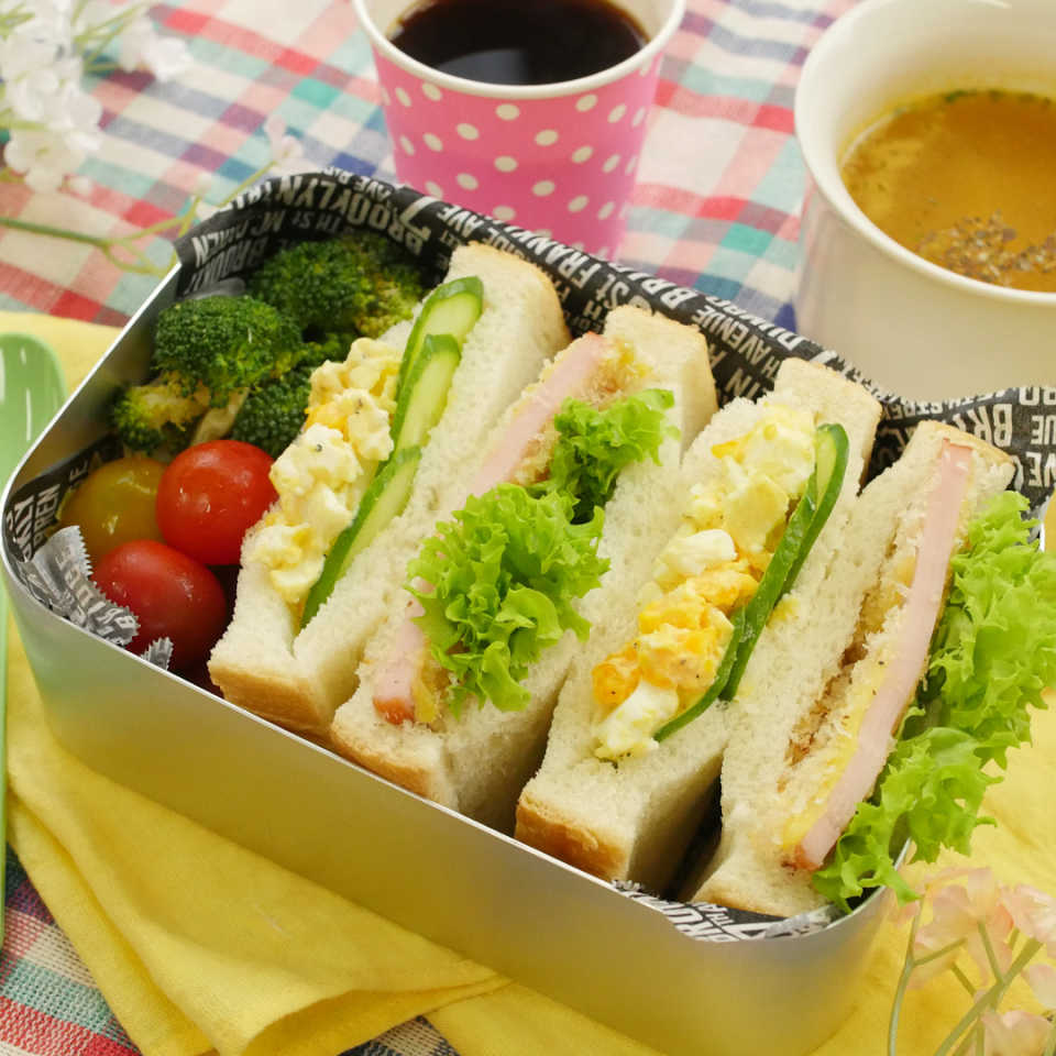簡単＆ボリュームばっちり♪「サンドイッチ弁当」のアイデアフーディストノート