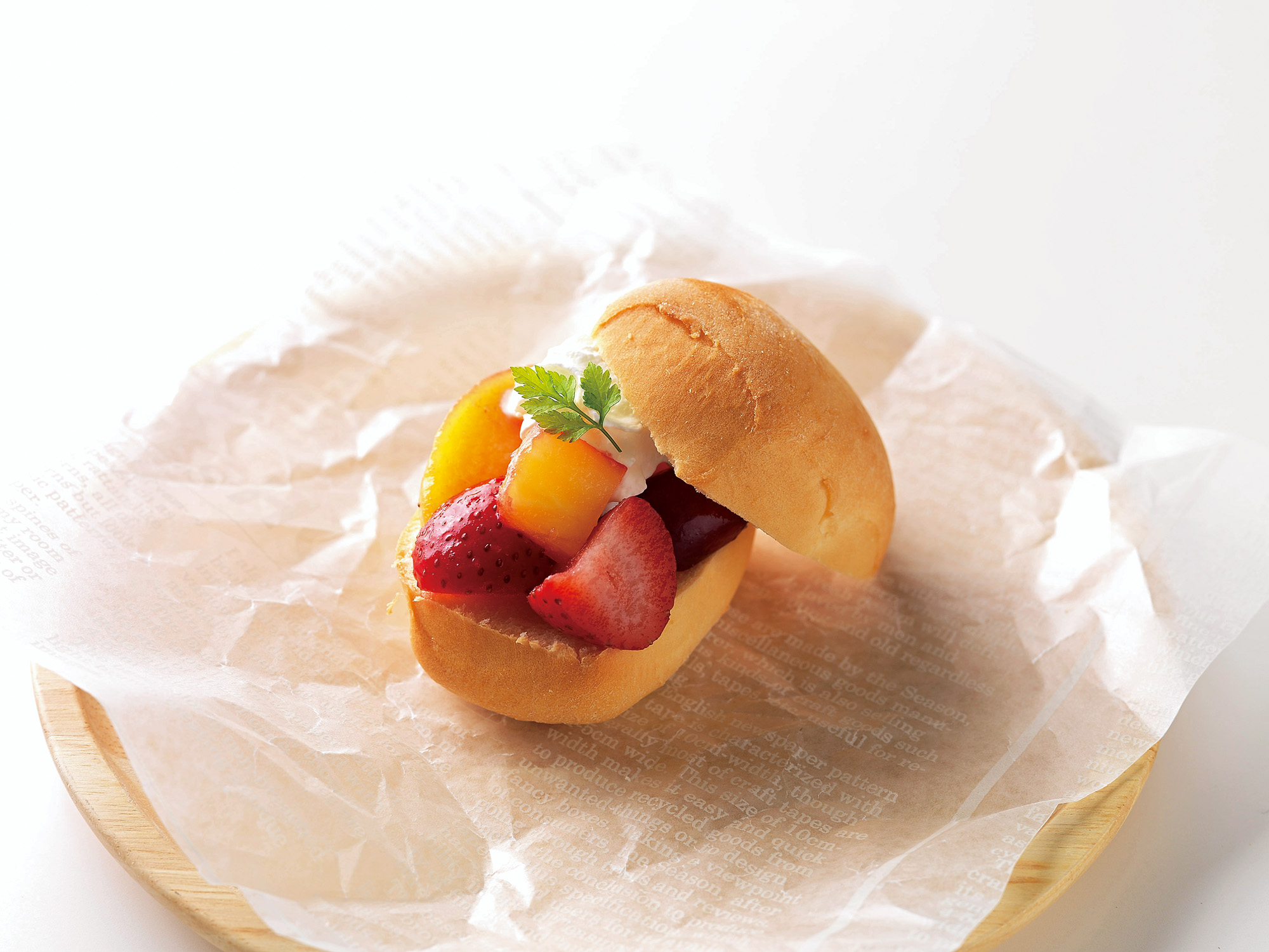 市販のロールパンで給食の揚げパン