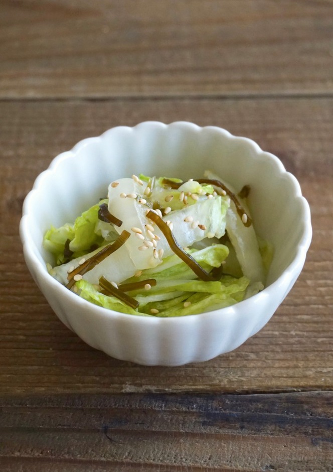 山菜みずの塩昆布和え