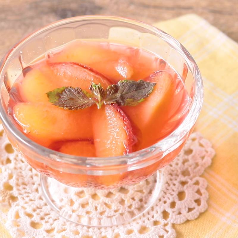 すもものシロップ漬けの簡単レシピTikTok