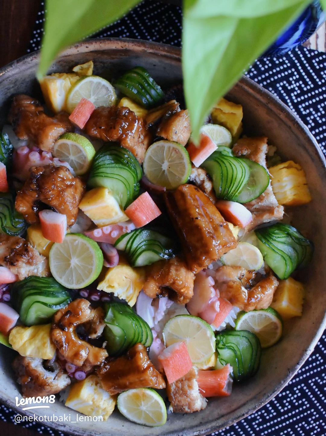 海鮮ちらし寿司の献立美味しいごはん