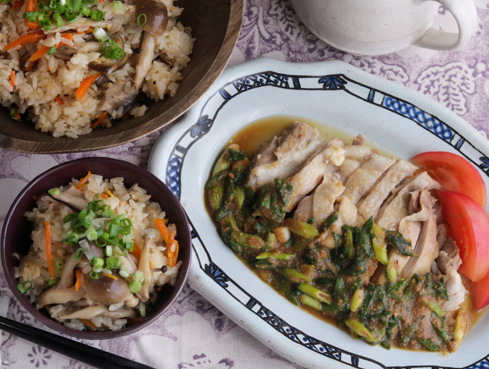 松茸の味お吸い物で松茸ごはん風にチャレンジオリーブノート公式 - カラダに美味しい、オイルのノート