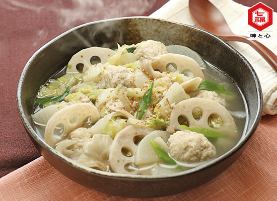 長ねぎとベーコンのかきたまコンソメスープ