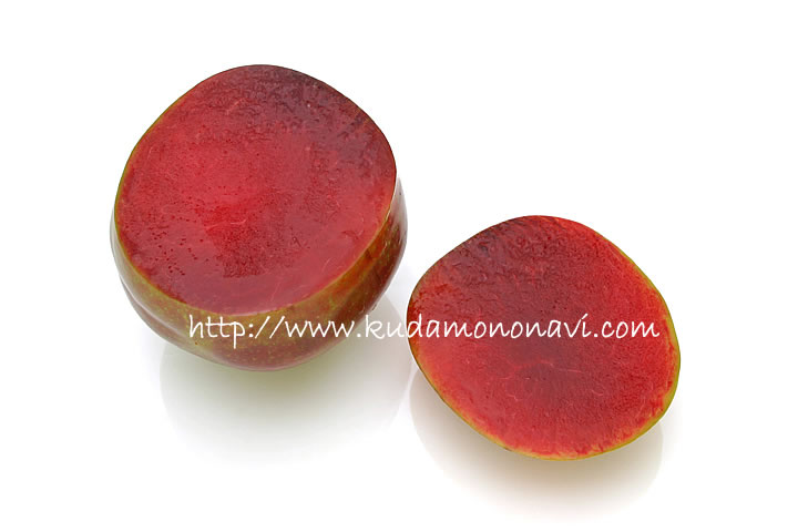 すももの切り方♪