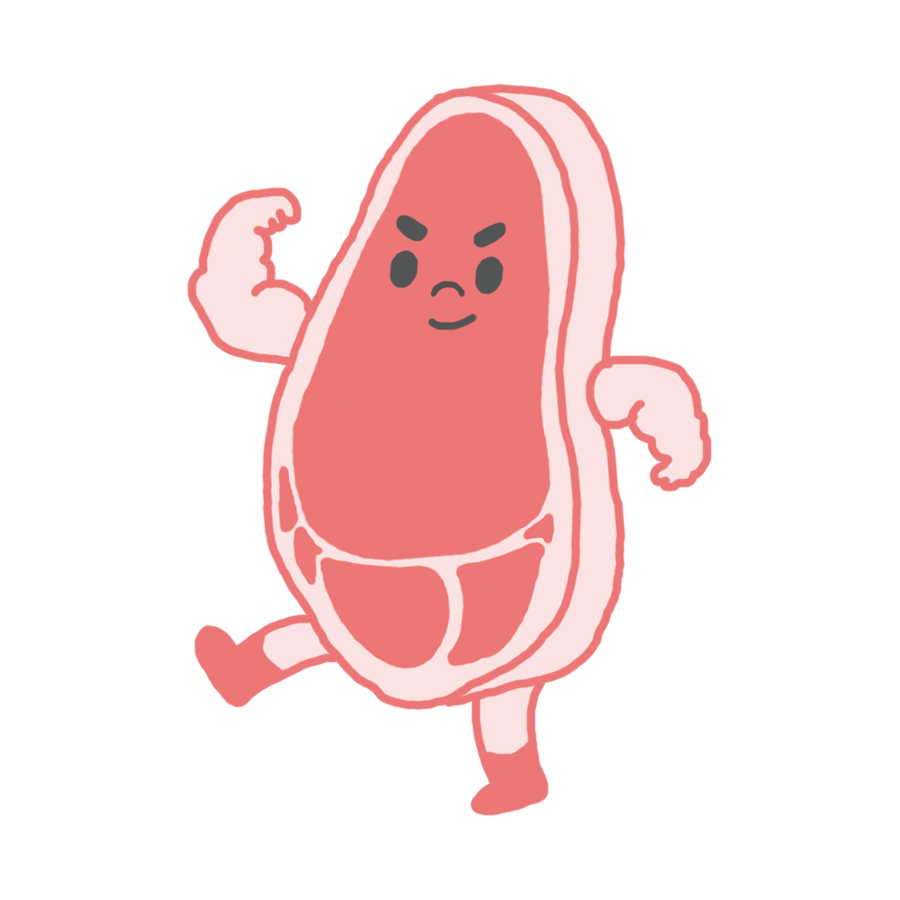 食材シリーズ お肉：イラスト無料