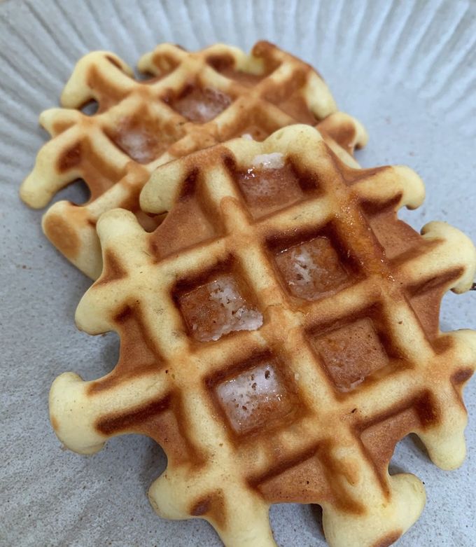 簡単「ワッフル」レシピ。ホットケーキミックスでふわふわに！セブンプレミアム公式