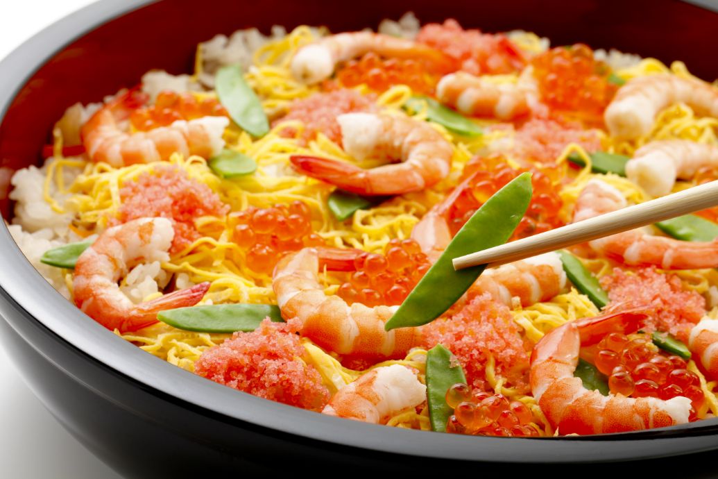 鮭ときゅうりの簡単ちらし寿司