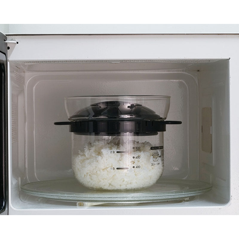 電子レンジ専用調理器 ちびくろちゃん 2合炊き レンジで炊飯器 備長炭入り 時短 調理 1人用 しゃもじ 計量カップ付 送料無料-60N◇ :i-shop7 - 通販 - Yahoo!ショッピング