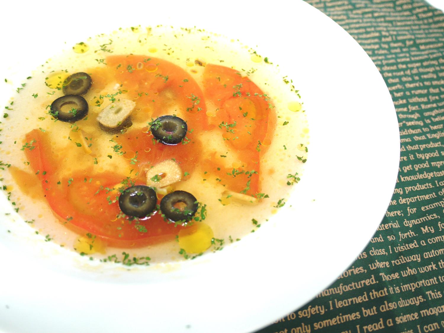 トマトとオクラの卵スープのレシピぱくぱく献立くん 料理レシピ