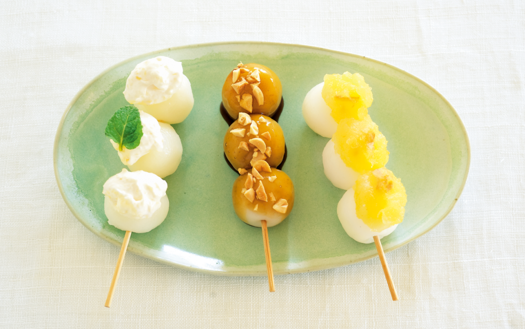 お月見団子 2種 の作り方