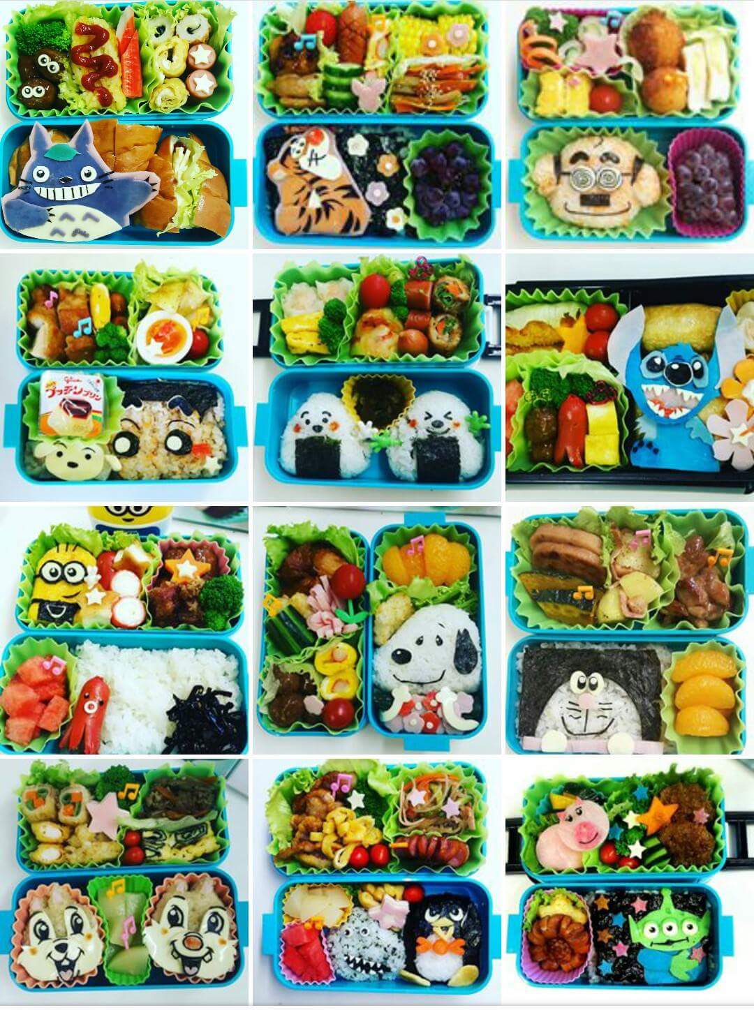 キャラ弁♡梅雨のトトロ弁当