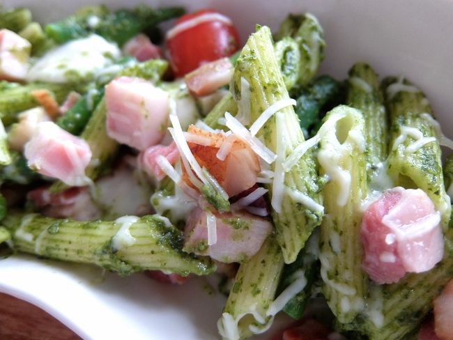 コストコのペストジェノベーゼペンネ☆たっぷりチーズとバジルの香りがたまらない♪コストコ・ゲッツ