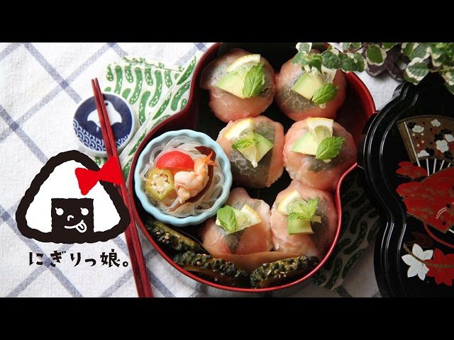 海老風味の手まり寿司