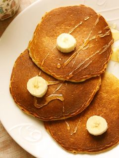 小麦粉不使用！ 低糖質でヘルシー！『オートミールパンケーキ』の作り方！グルテンフリーのパンケーキです♪-How to make OatmealPancake- 料理研究家ゆかり