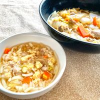 京料亭白だしだけで絶品！かきたまうどん 玉子とじうどん片栗粉なしスマイルレシピイチビキ 公式サイト名古屋のみそ・しょうゆ・つゆメーカ