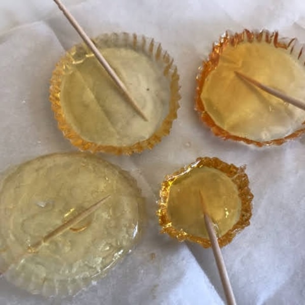 電子レンジで美味しいべっこう飴