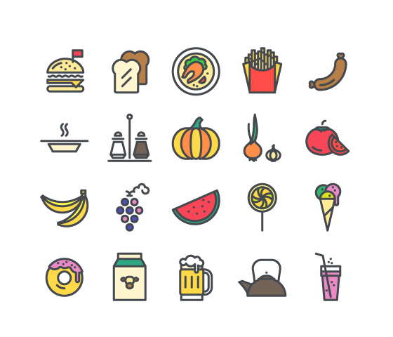 商用可！かわいい食べ物イラスト描きます スイーツもご飯もシンプルで見栄えするイラストに。ココナラ