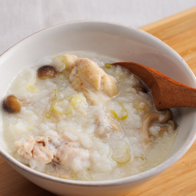 炊飯器で作る！鶏入り中華粥ぐっち夫婦のオフィシャルレシピサイト -レシピブック オンライン