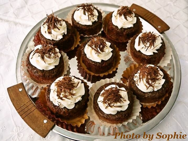 สูตรเค้กฟองดองกับช็อกโกแลตกานาชหวานน้อย