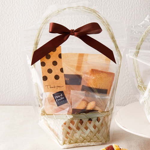 送料無料 新品☆リンツ ラッピングセット クリアパッケージ&透明シール 10組 リンドールの小分けやプチギフトにどうぞ♪