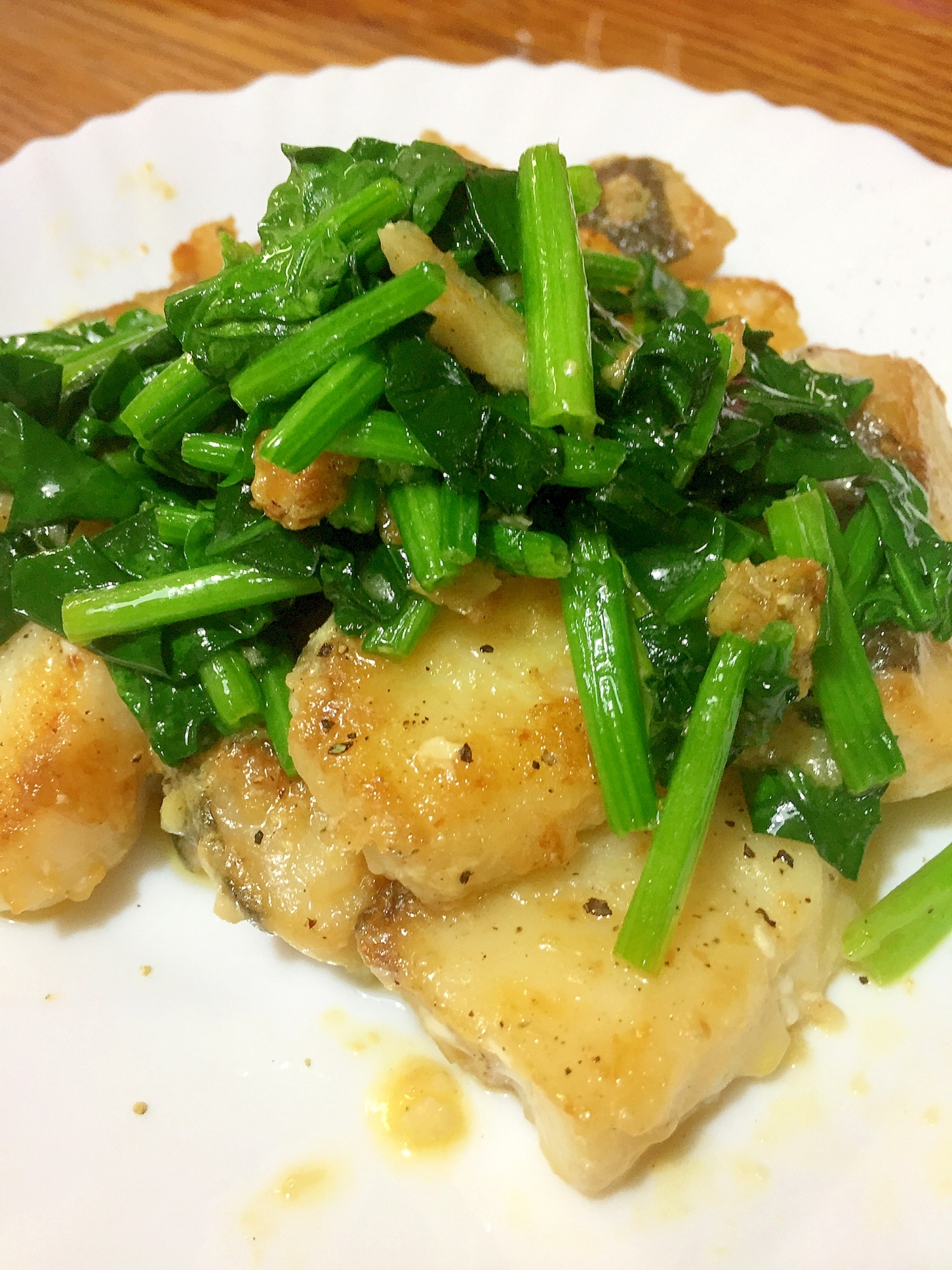 たらのムニエル〜バター醤油ソース