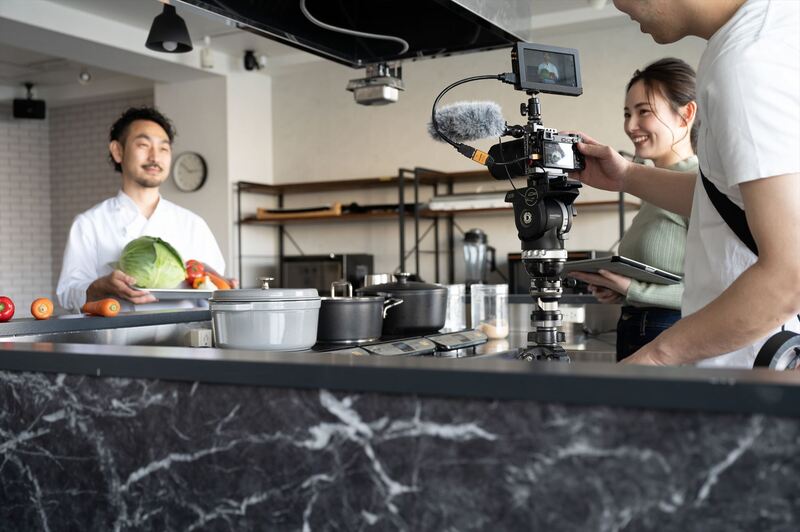 撮影ボックスでの商品撮影や料理の撮り方 大型・LEDライト付き