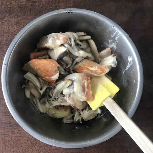 山本ゆりさんのレシピ「レンチン一発パスタ」が旨い件。鮭でもイケたよ。ゴホウビブログ 2