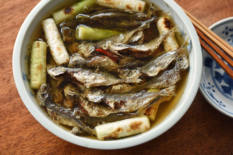 アジのしそチーズ焼き