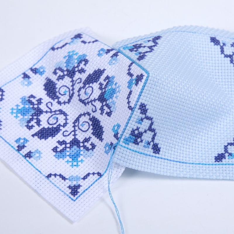 1枚の布から作るビスコーニュ 八角形のピンクッション No.609Pay ID