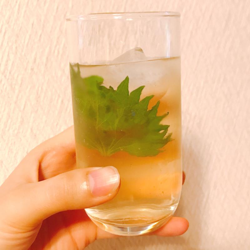 青じそジュースのレシピ 作り方：白ごはん.com