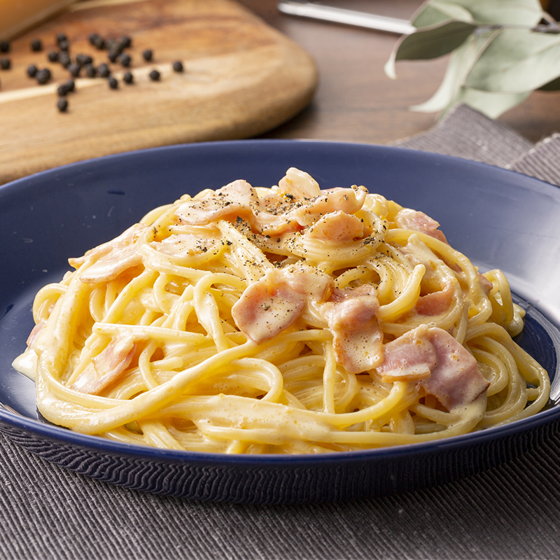 生クリームなしカルボナーラ