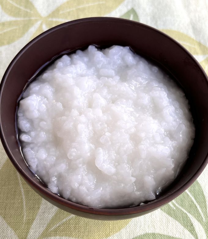 レンジで完成！シンプルおかゆ