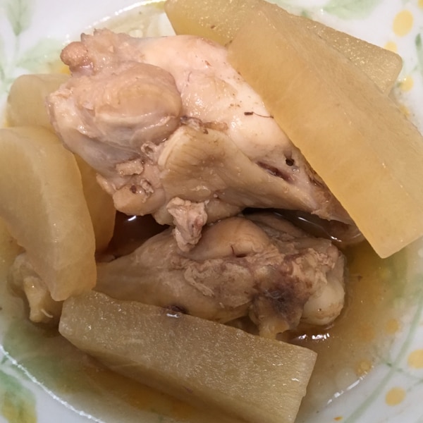 炊飯器で簡単♪鳥手羽元と大根の塩スープ煮！幼児食・取り分け離乳食にも管理栄養士namiのレシピブログ