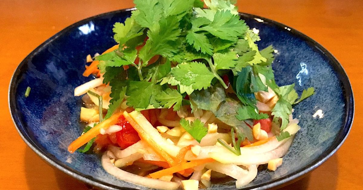 マクワウリとキュウリとミントのサラダ