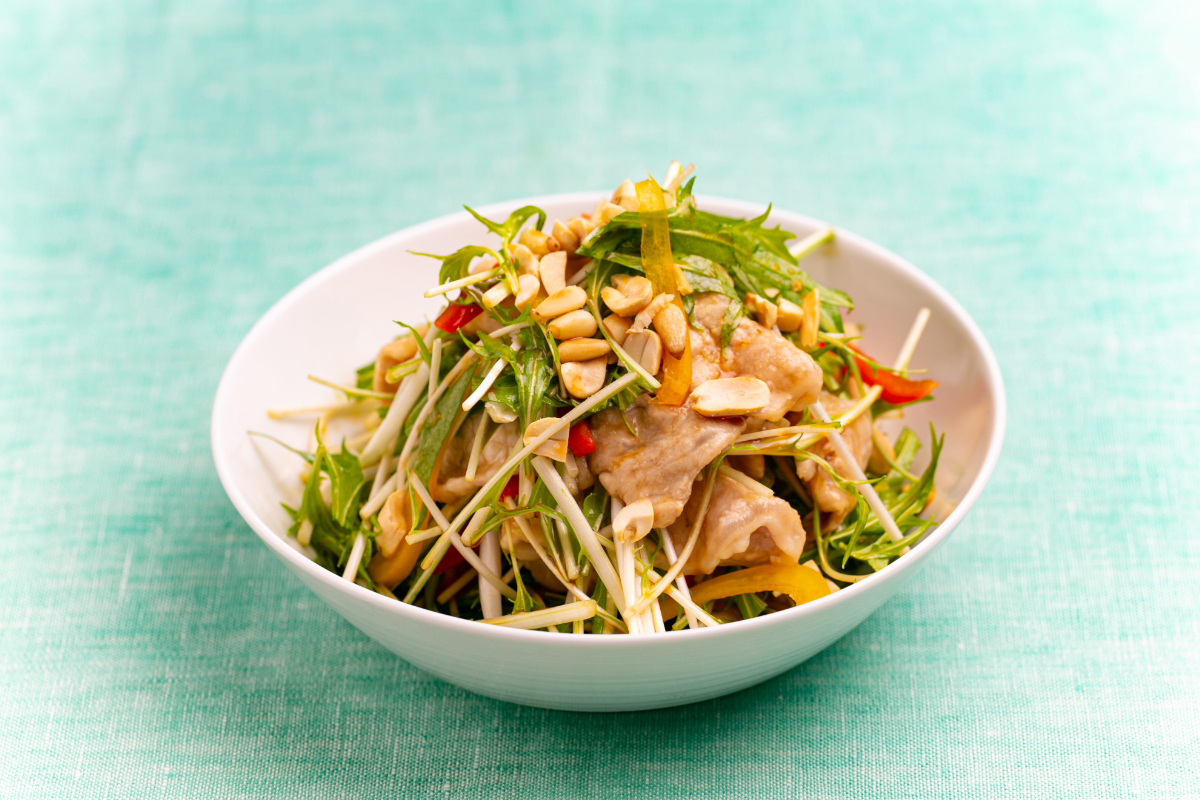 水菜と白菜のおひたし 副菜