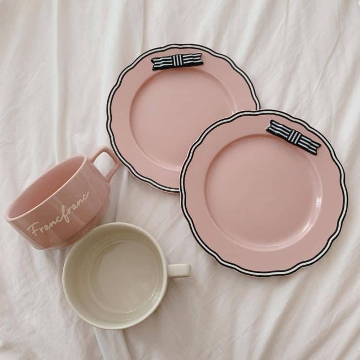 楽天市場 ハート柄新生活用 食器セットピンク「 1人用セット 」 「 2人用セット 」 タイプ ◇ キッチン用品 テーブルウェア 食器 皿 器ホローウェア 乙女心ギフト包装選べる上品3色 : harumicorp楽天市場店