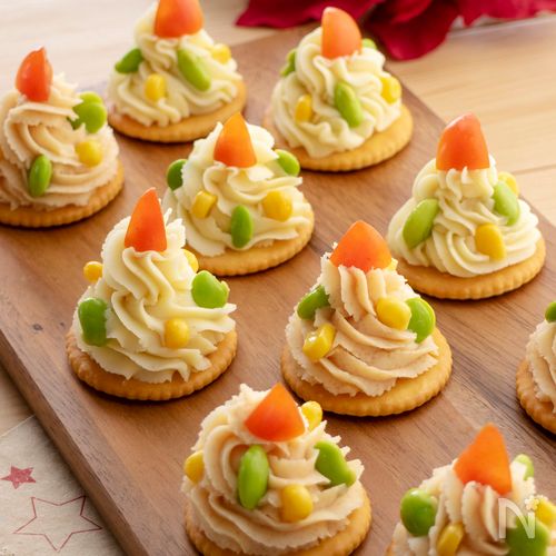 クリスマスツリーのポテトサラダ