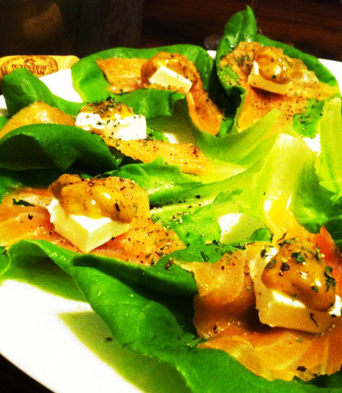 スモークサーモンのひと口前菜デリッシュディッシュ_5月号 一条工務店